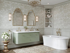Houston Floating 60 in. W x 22 in. D Double Sink Bathroom Vanity - photo 2