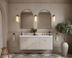 Houston Floating 60 in. W x 22 in. D Double Sink Bathroom Vanity - photo 4