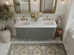 Houston Floating 60 in. W x 22 in. D Double Sink Bathroom Vanity - photo 11