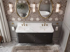 Houston Floating 60 in. W x 22 in. D Double Sink Bathroom Vanity - photo 8