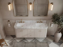 Houston Floating 60 in. W x 22 in. D Double Sink Bathroom Vanity - photo 10