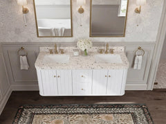 Houston Floating 60 in. W x 22 in. D Double Sink Bathroom Vanity - photo 13