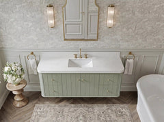 Houston Floating 60 in. W x 22 in. D Single Sink Bathroom Vanity - photo 12