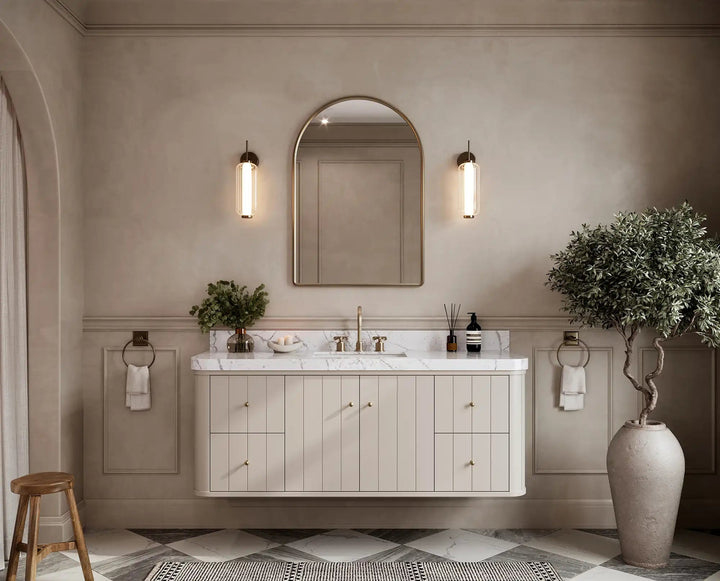 Houston Floating 60 in. W x 22 in. D Single Sink Bathroom Vanity - photo 4