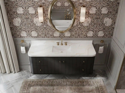 Houston Floating 60 in. W x 22 in. D Single Sink Bathroom Vanity - Willow Bath and Vanity