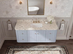 Houston Floating 60 in. W x 22 in. D Single Sink Bathroom Vanity - photo 11