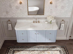 Houston Floating 60 in. W x 22 in. D Single Sink Bathroom Vanity - photo 13
