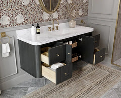 Houston Floating 60 in. W x 22 in. D Single Sink Bathroom Vanity - photo 3