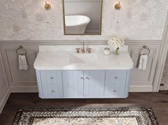 Houston Floating 60 in. W x 22 in. D Single Sink Bathroom Vanity - photo 9
