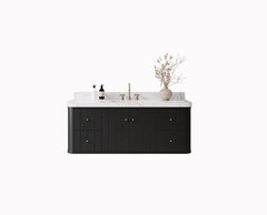 Houston Floating 60 in. W x 22 in. D Single Sink Bathroom Vanity - photo 1