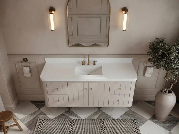 Houston Floating 60 in. W x 22 in. D Single Sink Bathroom Vanity - photo 17