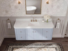 Houston Floating 60 in. W x 22 in. D Single Sink Bathroom Vanity - photo 7