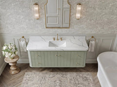 Houston Floating 60 in. W x 22 in. D Single Sink Bathroom Vanity - photo 9