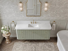 Houston Floating 60 in. W x 22 in. D Single Sink Bathroom Vanity - photo 13
