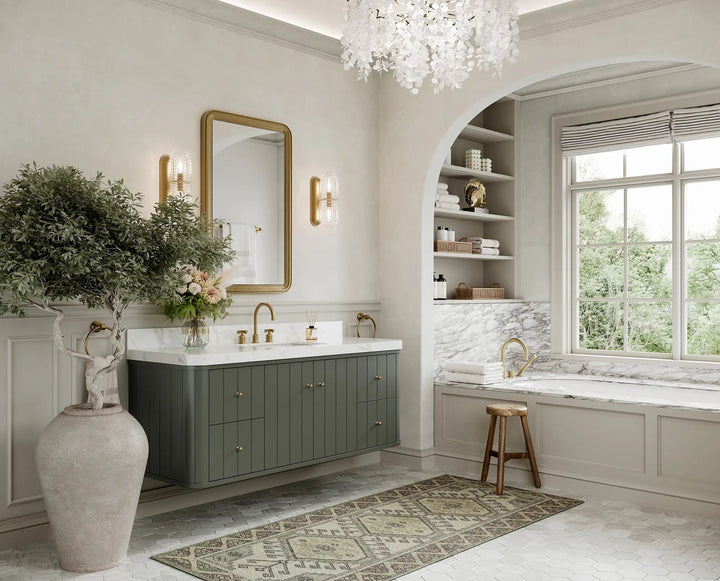 Houston Floating 60 in. W x 22 in. D Single Sink Bathroom Vanity - photo 2