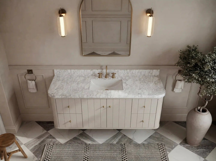 Houston Floating 60 in. W x 22 in. D Single Sink Bathroom Vanity - photo 11