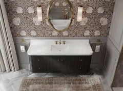 Houston Floating 60 in. W x 22 in. D Single Sink Bathroom Vanity - photo 12