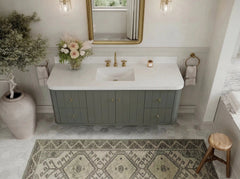 Houston Floating 60 in. W x 22 in. D Single Sink Bathroom Vanity - photo 12