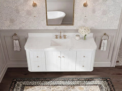Houston Floating 60 in. W x 22 in. D Single Sink Bathroom Vanity - photo 13