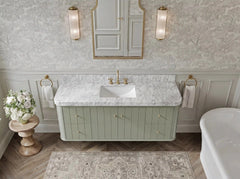 Houston Floating 60 in. W x 22 in. D Single Sink Bathroom Vanity - photo 11