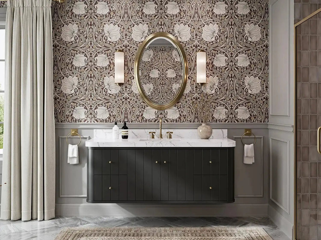 Houston Floating 60 in. W x 22 in. D Single Sink Bathroom Vanity - Willow Bath and Vanity