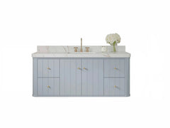 Houston Floating 60 in. W x 22 in. D Single Sink Bathroom Vanity - photo 1
