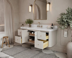 Houston Floating 60 in. W x 22 in. D Single Sink Bathroom Vanity - photo 3