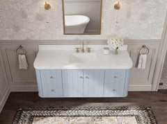 Houston Floating 60 in. W x 22 in. D Single Sink Bathroom Vanity - photo 12