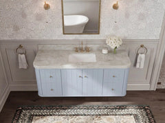 Houston Floating 60 in. W x 22 in. D Single Sink Bathroom Vanity - photo 10