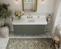 Houston Floating 60 in. W x 22 in. D Single Sink Bathroom Vanity - photo 4