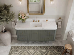 Houston Floating 60 in. W x 22 in. D Single Sink Bathroom Vanity - photo 13