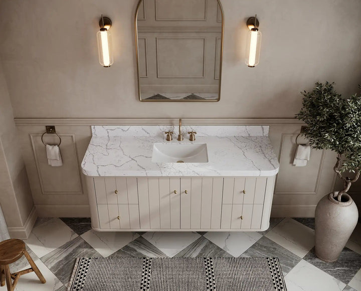 Houston Floating 60 in. W x 22 in. D Single Sink Bathroom Vanity - photo 6