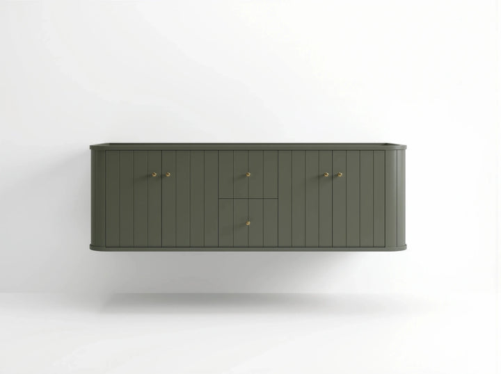 Houston Floating 72 in. W x 22 in. D Double Sink Bathroom Vanity - photo 18