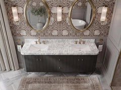 Houston Floating 72 in. W x 22 in. D Double Sink Bathroom Vanity - photo 10
