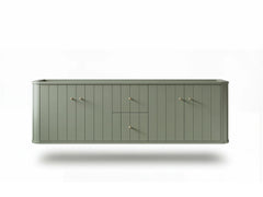 Houston Floating 72 in. W x 22 in. D Double Sink Bathroom Vanity - photo 7
