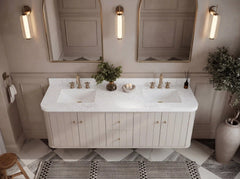 Houston Floating 72 in. W x 22 in. D Double Sink Bathroom Vanity - photo 13