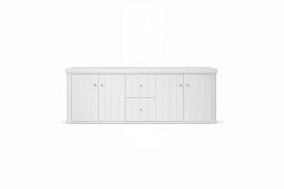 Houston Floating 72 in. W x 22 in. D Double Sink Bathroom Vanity - Willow Bath and Vanity
