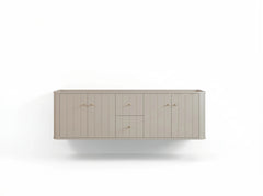 Houston Floating 72 in. W x 22 in. D Double Sink Bathroom Vanity - photo 7