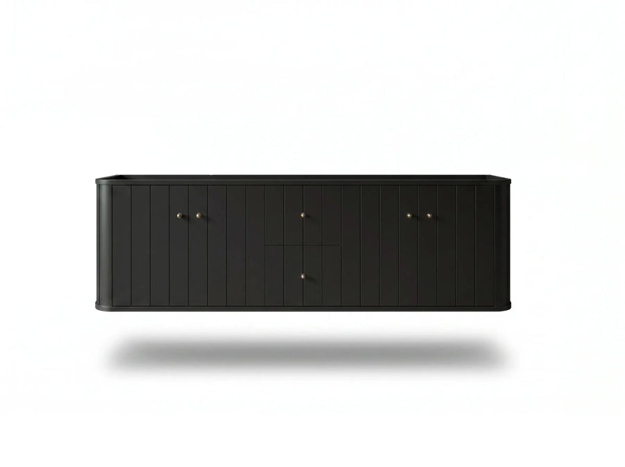 Houston Floating 72 in. W x 22 in. D Double Sink Vanity Cabinet