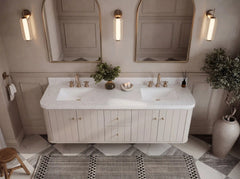 Houston Floating 72 in. W x 22 in. D Double Sink Bathroom Vanity - photo 15