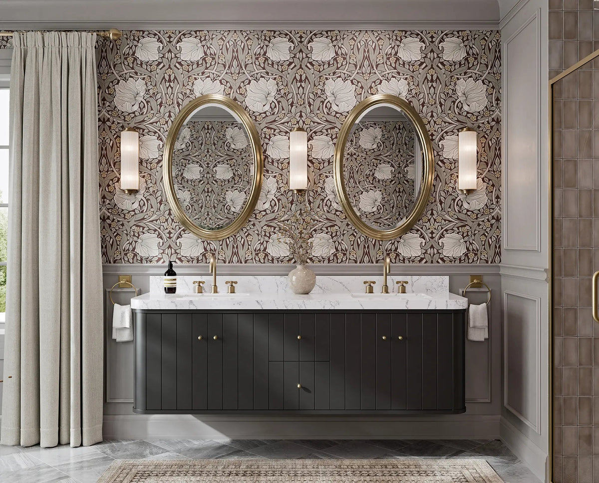 Houston Floating 72 in. W x 22 in. D Double Sink Bathroom Vanity - Willow Bath and Vanity