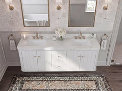 Houston Floating 72 in. W x 22 in. D Double Sink Bathroom Vanity - photo 12