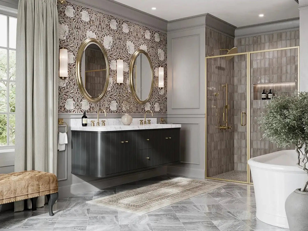 Houston Floating 72 in. W x 22 in. D Double Sink Bathroom Vanity - Willow Bath and Vanity