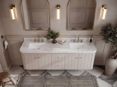 Houston Floating 72 in. W x 22 in. D Double Sink Bathroom Vanity - photo 10