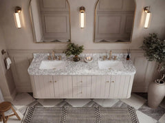 Houston Floating 72 in. W x 22 in. D Double Sink Bathroom Vanity - photo 8
