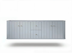 Houston Floating 72 in. W x 22 in. D Double Sink Bathroom Vanity - photo 2