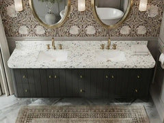 Houston Floating 84 in. W x 22 in. D Double Sink Bathroom Vanity - photo 15