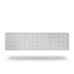 Houston Floating 84 in. W x 22 in. D Double Sink Bathroom Vanity - photo 6