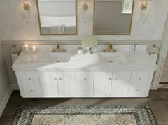 Houston Floating 84 in. W x 22 in. D Double Sink Bathroom Vanity - photo 16