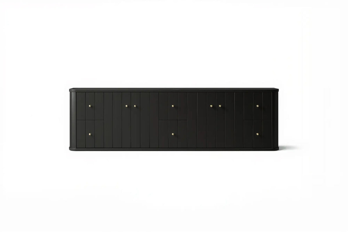 Houston Floating 84 in. W x 22 in. D Double Sink Bathroom Vanity - Willow Bath and Vanity